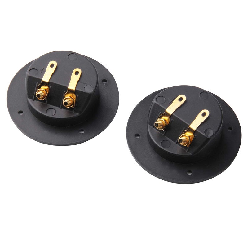 Arroyner 5Pcs 3-Inch Speaker Box Terminal Cup DIY 2-Way Speaker Box Terminal Binding Post Round Spring Cup Connector - Image 5